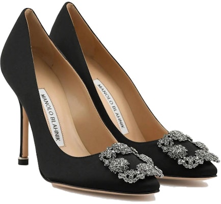 (W) Manolo Blahnik Hangisi 'Black Crystal Buckle' - Gesper Kristal Hitam 9XX-0664-0033 Shop (W) Manolo Blahnik Hangisi 'Black Crystal Buckle' - Gesper Kristal Hitam 9XX-0664-0033