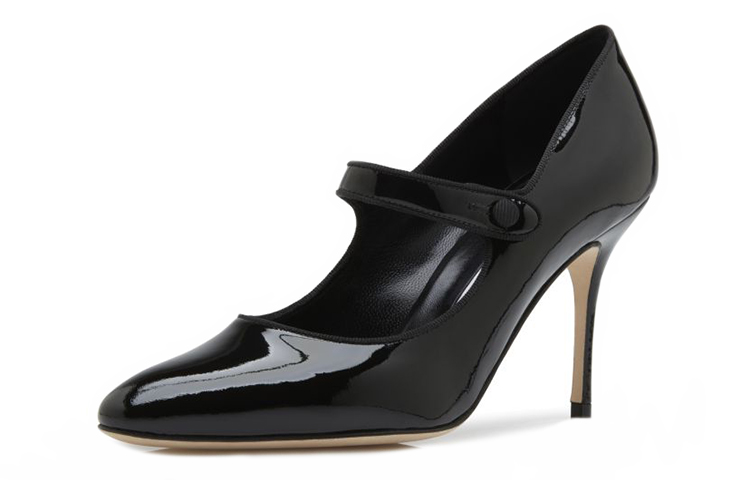 (W) Manolo Blahnik Hangisi 'Black Patent' 圖 2