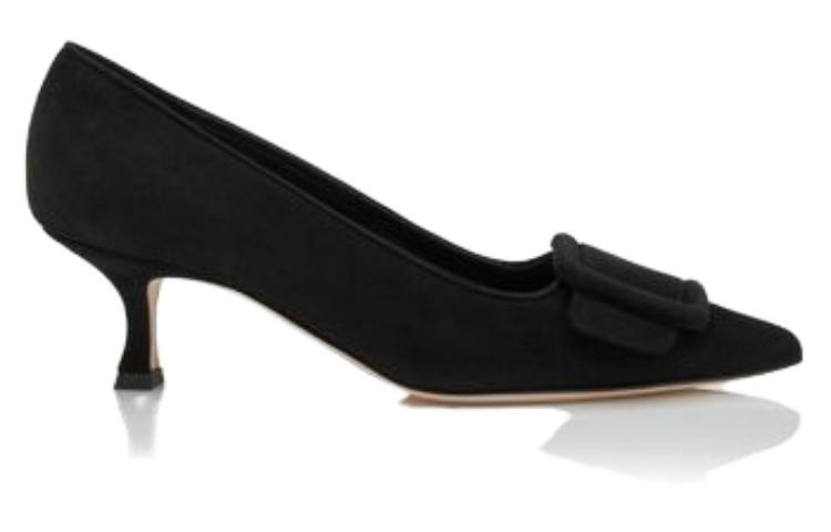 (W) Manolo Blahnik Hangisi 'Blue Satin' 圖 2