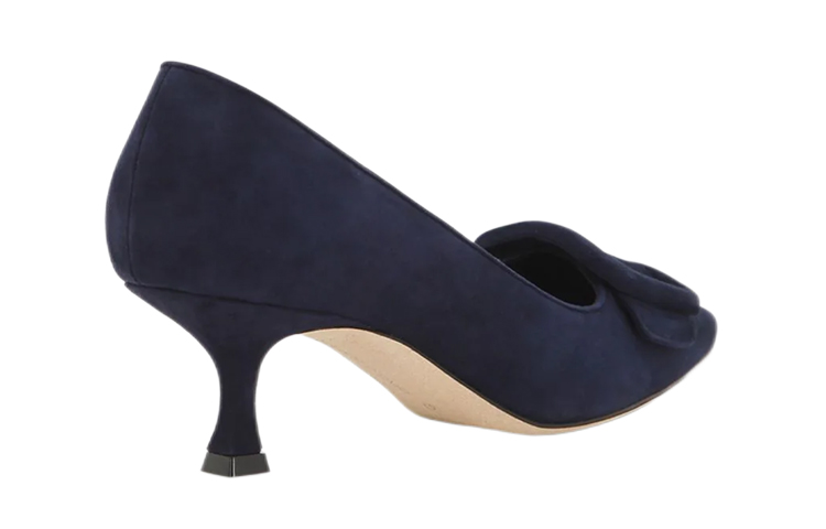 (W) Manolo Blahnik Hangisi 'Blue Satin' 圖 4