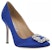 (W) Manolo Blahnik Hangisi 'Satin Biru' 9XX-0318-4326