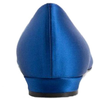 (Women) Manolo Blahnik Hangisi 'Blue Satin' 9XX-0348-4321 Shop (Women) Manolo Blahnik Hangisi 'Blue Satin' 9XX-0348-4321
