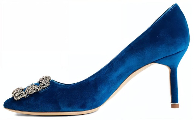 (W) Manolo Blahnik Hangisi 'Biru Beludru' 31909954333 Buy (W) Manolo Blahnik Hangisi 'Biru Beludru' 31909954333