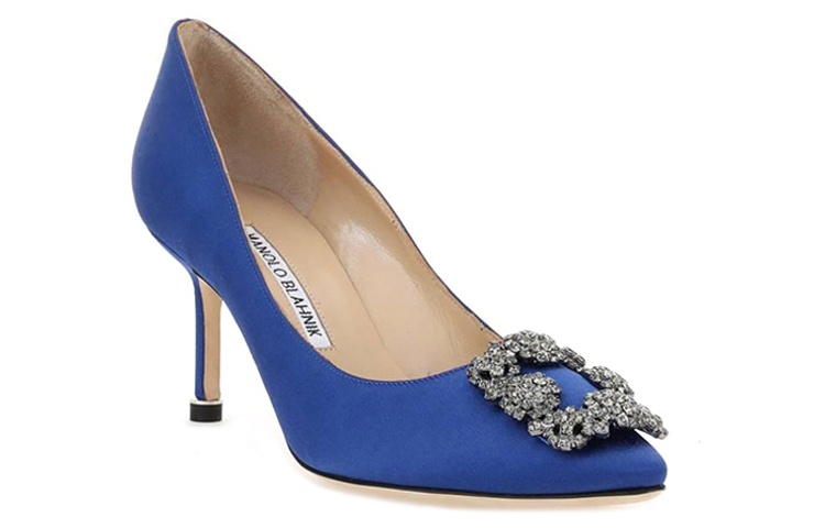 (W) Manolo Blahnik Hangisi 'Blue Velvet' 圖 3