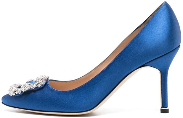 (W) 마놀로 블라닉 '딥 블루 크리스탈 버클' 한기시 9XX-0316-0042 Buy (W) 마놀로 블라닉 '딥 블루 크리스탈 버클' 한기시 9XX-0316-0042