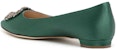 (W) Manolo Blahnik Hangisi 'Kain Hijau' 323-2695-0001