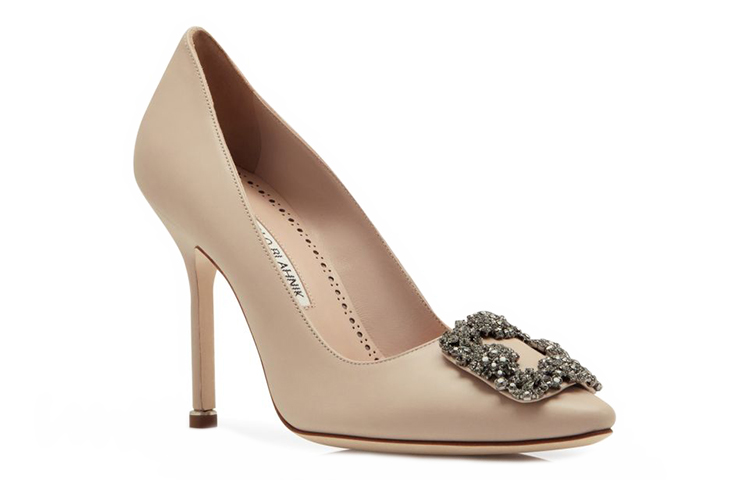 (W) Manolo Blahnik Hangisi 'Light Beige' 圖 2