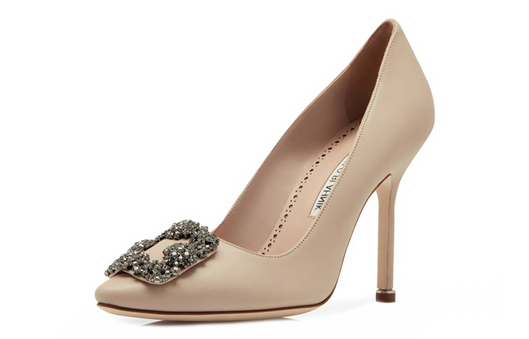 (W) Manolo Blahnik Hangisi 'Light Beige' 圖 3