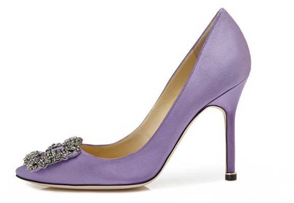 (W) Manolo Blahnik Hangisi 'Light Purple Crystal Buckle' Ungu Muda Bertatah Kristal 9XX-0664-0052 Buy (W) Manolo Blahnik Hangisi 'Light Purple Crystal Buckle' Ungu Muda Bertatah Kristal 9XX-0664-0052