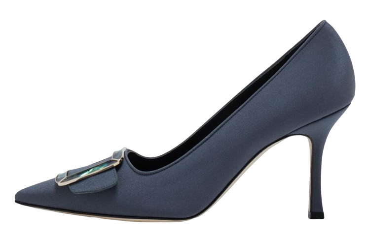 (W) Manolo Blahnik Hangisi 'Navy'