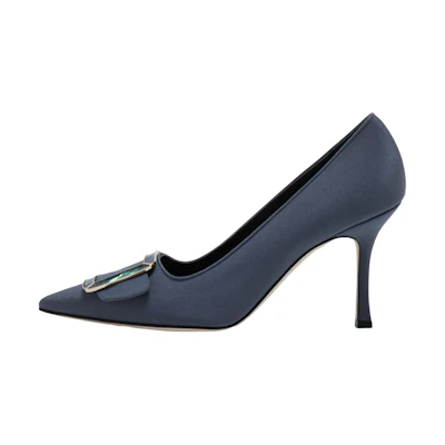 (W) Manolo Blahnik Hangisi 'Navy'