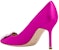 (W) Manolo Blahnik Hangisi 'Pink' Kasut Wanita 9XX-0367-6520