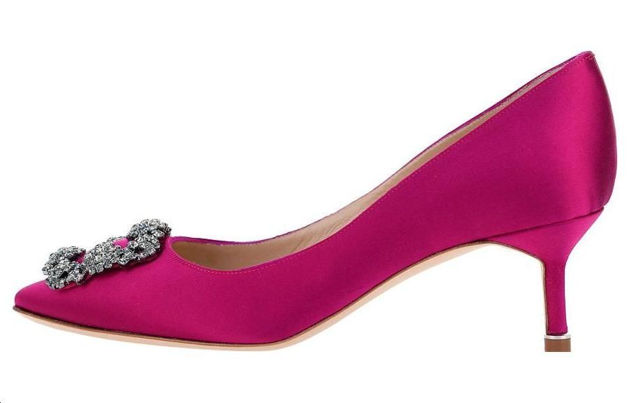 (W) Manolo Blahnik Hangisi 'Pink'
