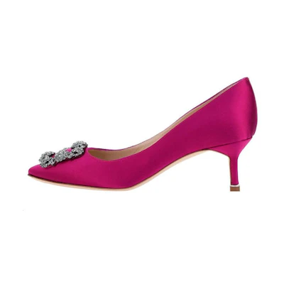 (W) Manolo Blahnik Hangisi 'Pink'