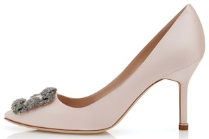 (Women) Manolo Blahnik Hangisi 'Pink Jewel Buckle' 9XX-0663-0034 (Women) Manolo Blahnik Hangisi 'Pink Jewel Buckle' 9XX-0663-0034