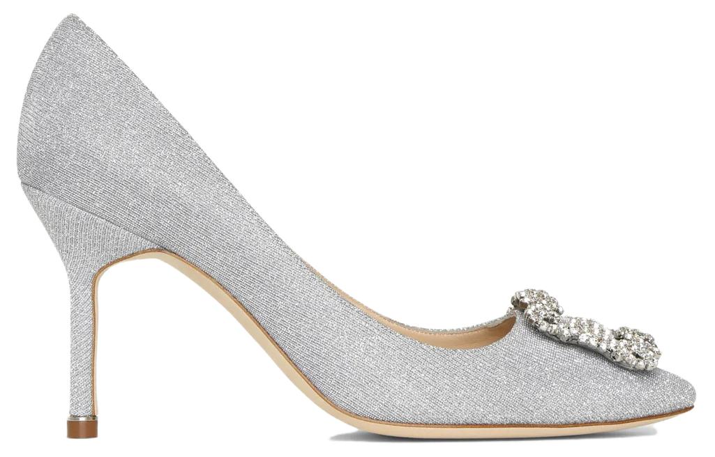 (W) Manolo Blahnik Hangisi 'Silver Buckle' 圖 2