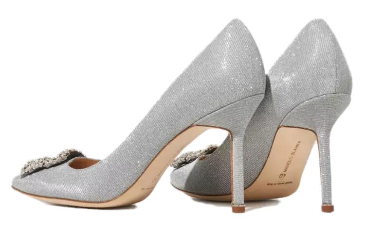 (W) Manolo Blahnik Hangisi 'Silver Buckle' 圖 4