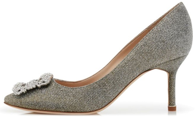 (W) Manolo Blahnik Hangisi 'Hebilla de Cristal Plateada' 9XX-0597-0014 Buy (W) Manolo Blahnik Hangisi 'Hebilla de Cristal Plateada' 9XX-0597-0014