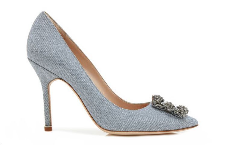 Order (W) マノロ・ブラニク ハンギシ 'シルバークリスタルバックル' 9XX-0713-0014 9XX-0713-0014