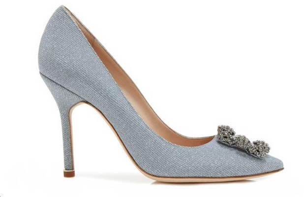 (Women) Manolo Blahnik Hangisi 'Silver Crystal Buckle' 9XX-0713-0014 Order (Women) Manolo Blahnik Hangisi 'Silver Crystal Buckle' 9XX-0713-0014