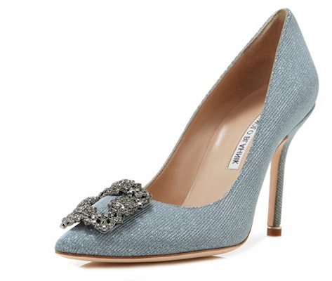 (Women) Manolo Blahnik Hangisi 'Silver Crystal Buckle' 9XX-0713-0014 Shop (Women) Manolo Blahnik Hangisi 'Silver Crystal Buckle' 9XX-0713-0014