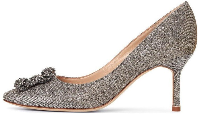 (W) Manolo Blahnik Hangisi 'Kain Perak Hujung Runcing' 9XX-0711-0015 Buy (W) Manolo Blahnik Hangisi 'Kain Perak Hujung Runcing' 9XX-0711-0015