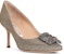 (W) Manolo Blahnik Hangisi 'Kain Perak Hujung Runcing' 9XX-0711-0015