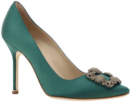 Order (W) Manolo Blahnik Hangisi 施华洛世奇水晶扣 绿色款 323-2536-3017