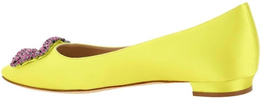 (Women) Manolo Blahnik Hangisi 'Yellow Purple' 32326927341 (Women) Manolo Blahnik Hangisi 'Yellow Purple' 32326927341