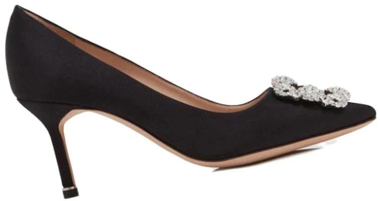 (W) Manolo Blahnik Hangisi Tumit Tinggi 'Gancu Kristal Hitam' 9XX-0316-0053 Order (W) Manolo Blahnik Hangisi Tumit Tinggi 'Gancu Kristal Hitam' 9XX-0316-0053