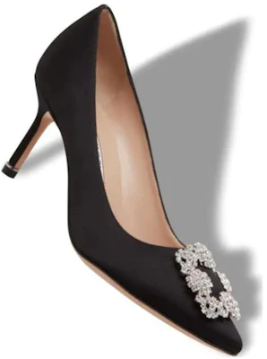 (W) Manolo Blahnik Hangisi Tumit Tinggi 'Gancu Kristal Hitam' 9XX-0316-0053 Lookbook (W) Manolo Blahnik Hangisi Tumit Tinggi 'Gancu Kristal Hitam' 9XX-0316-0053