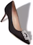 Lookbook (W) Manolo Blahnik Hangisi Tumit Tinggi 'Gancu Kristal Hitam' 9XX-0316-0053