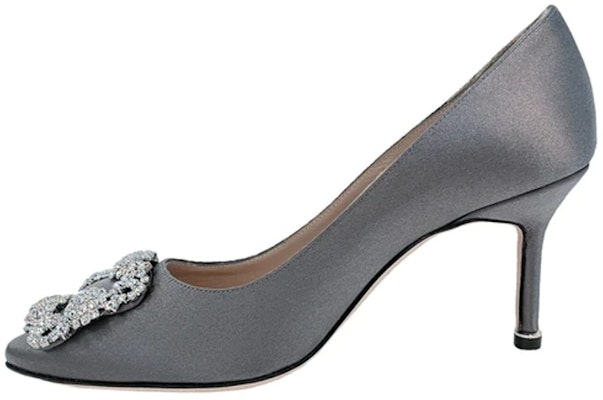 (W) Manolo Blahnik Hangisi High Heels 'Grey Crystal Buckle' Kelabu Kristal Buckle 9XX-0316-0039 Buy (W) Manolo Blahnik Hangisi High Heels 'Grey Crystal Buckle' Kelabu Kristal Buckle 9XX-0316-0039