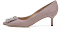 Buy (W) Manolo Blahnik Hangisi Tumit Tinggi 'Kristal Buckle Merah Jambu Muda' 9XX-0598-0012