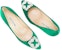 (W) Manolo Blahnik Hangisi Pumps 'Green Crystal Buckle' Kasut Tumit Hijau Kristal. 9XX-0316-0047