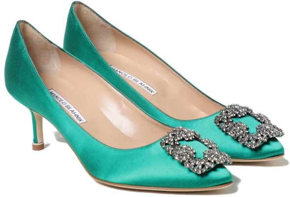 (W) 마놀로 블라닉 항기시 펌프스 '그린 벨벳' 9XX0661-3206 Lookbook (W) 마놀로 블라닉 항기시 펌프스 '그린 벨벳' 9XX0661-3206
