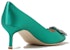 (W) 마놀로 블라닉 항기시 펌프스 '그린 벨벳' 9XX0661-3206
