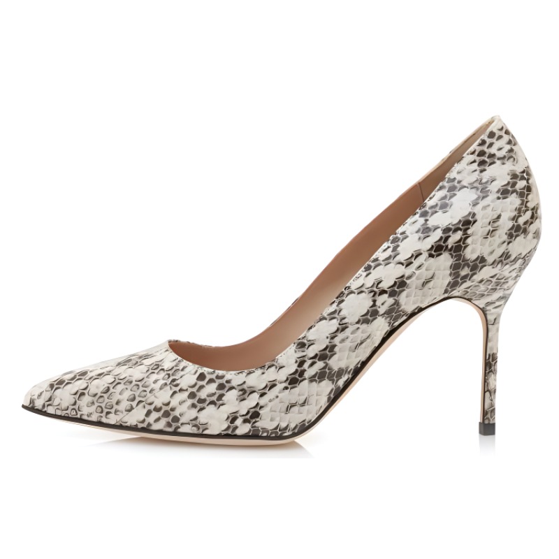 (W) Manolo Blahnik High-Heel 'Python Fashion'