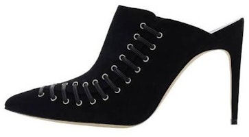 (Women) Manolo Blahnik High-Heeled Pumps 'Black Lace-Up' 223-1353-0015 (Women) Manolo Blahnik High-Heeled Pumps 'Black Lace-Up' 223-1353-0015