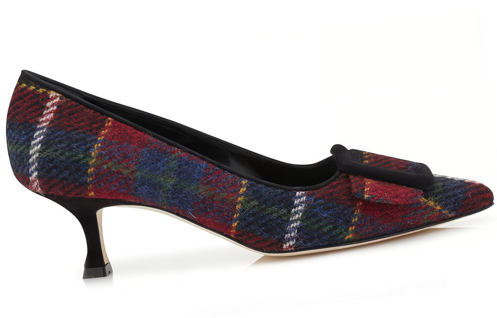 Order (W) 마놀로 블라닉 하이힐 '블랙 레드 플래드' 322-2331-0001