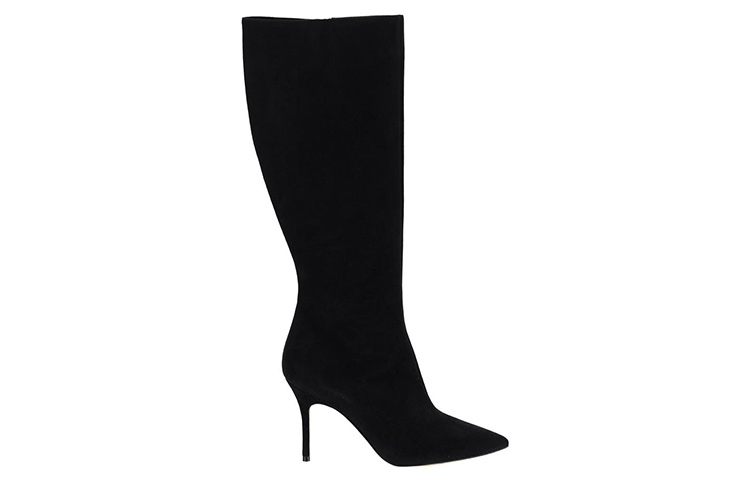 (W) Manolo Blahnik High Boot 'Black Velvet Zipper' 圖 2
