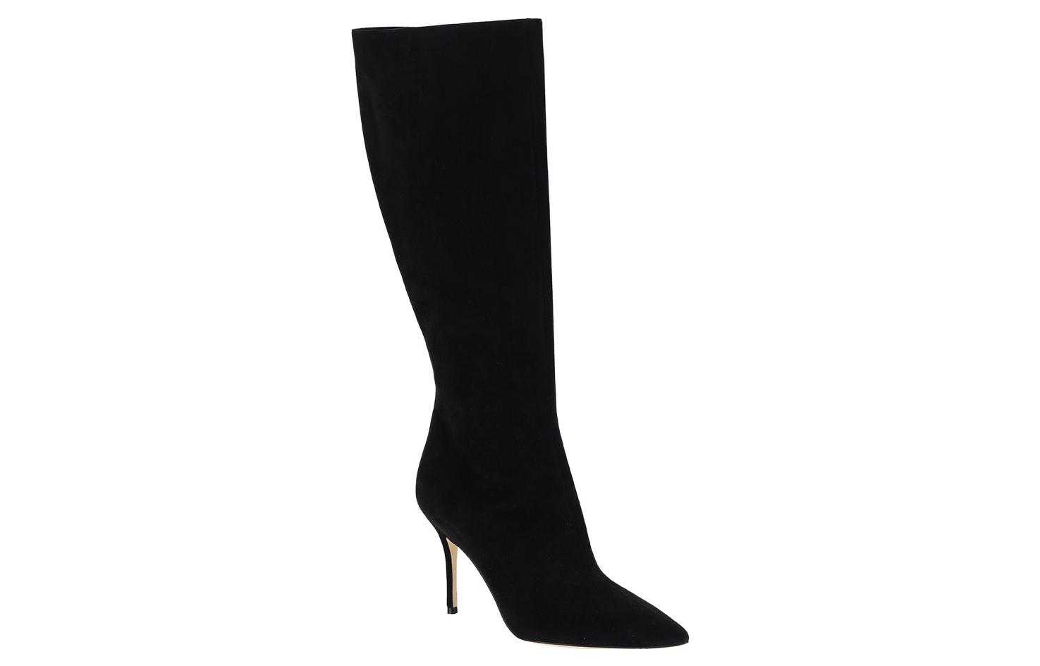 (W) Manolo Blahnik High Boot 'Black Velvet Zipper' 圖 3