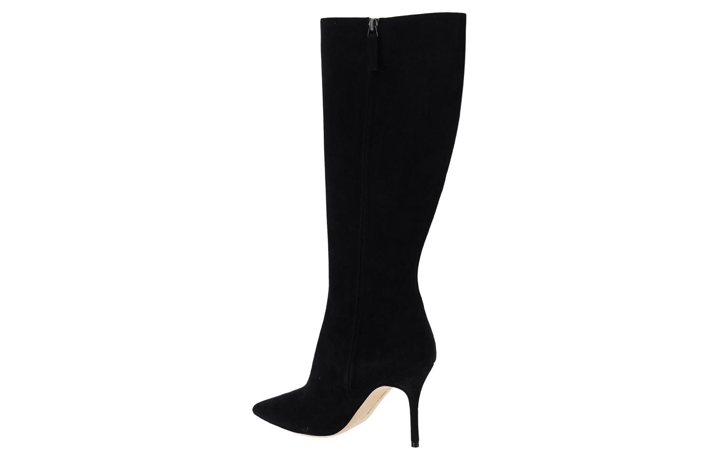 (W) Manolo Blahnik High Boot 'Black Velvet Zipper' 圖 4
