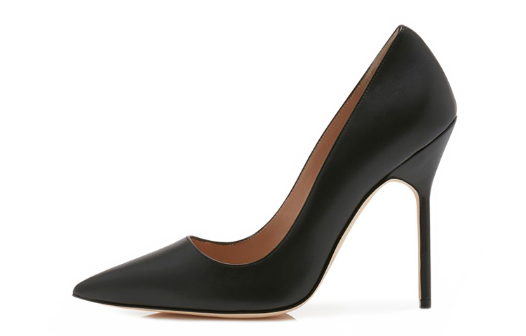 (Women) Manolo Blahnik High Heel 'Black Logo' 9XX-0513-0012
