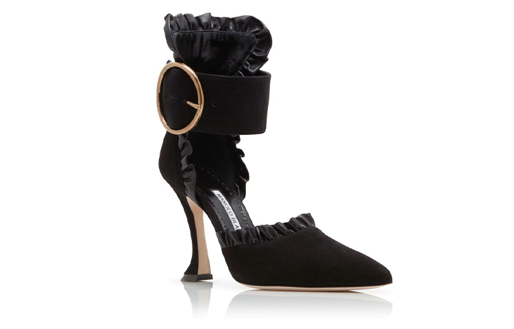 (W) Manolo Blahnik High Heel 'Black Ruffle Detail' 圖 3