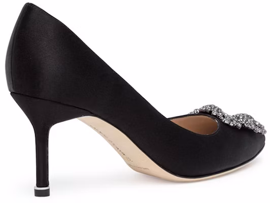 (W) Manolo Blahnik High Heel 'Hitam dengan Hiasan Kristal' 9XX-0662-0042 Lookbook (W) Manolo Blahnik High Heel 'Hitam dengan Hiasan Kristal' 9XX-0662-0042