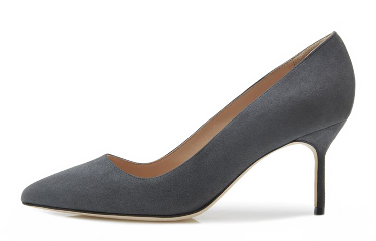 (W) Manolo Blahnik High Heel 'Dark Grey Suede'