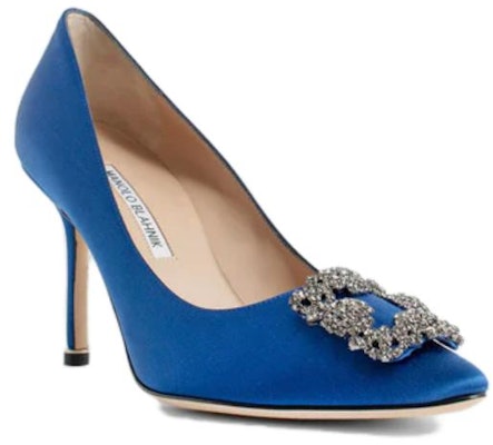 (W) Manolo Blahnik Hak Tinggi 'Blue Crystal Buckle' 9XX-0663-4326 Lookbook (W) Manolo Blahnik Hak Tinggi 'Blue Crystal Buckle' 9XX-0663-4326