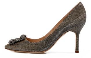 (Women) Manolo Blahnik High Heel Pump 'Gold Sequin' 9XX-0712-0014 (Women) Manolo Blahnik High Heel Pump 'Gold Sequin' 9XX-0712-0014