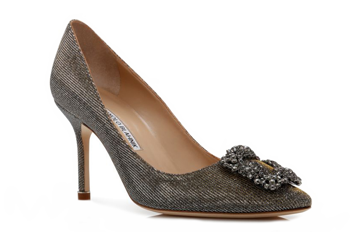 Order (W) 마놀로 블라닉 골드 스팽글 하이힐 9XX-0712-0014